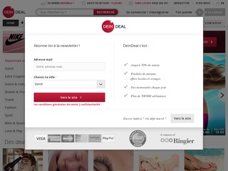 Deindeal.ch - Achats groupés Suisse et Deal du jour