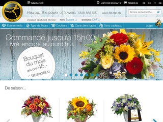 Fleurop.ch - Livraison de fleurs en suisse pas cher
